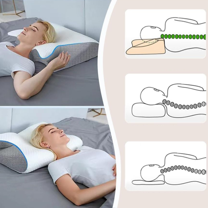 Ergonomski jastuk od memorijske pene-BUTTERFLY