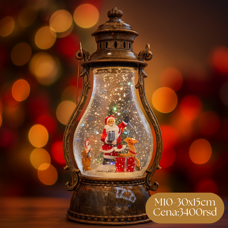 Magični novogodišnji fenjeri sa LED osvetljenjem