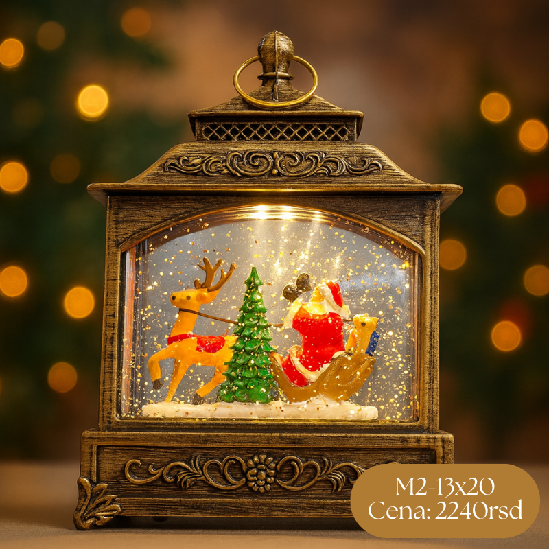 Magični novogodišnji fenjeri sa LED osvetljenjem