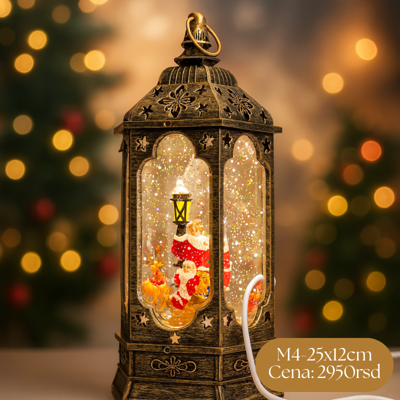 Magični novogodišnji fenjeri sa LED osvetljenjem