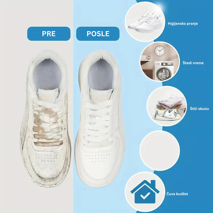 Vreća za Dubinsko Pranje i Zaštitu Obuće u Mašini-1+1 GRATIS