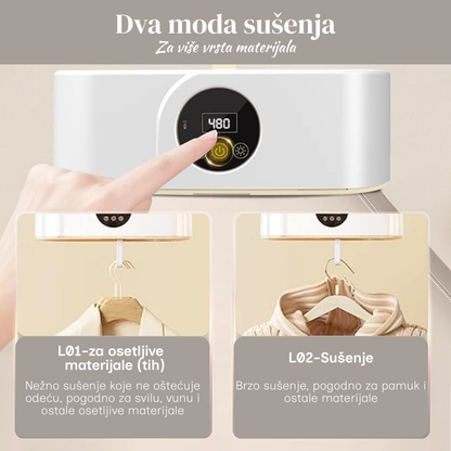 Prenosiva viseća mini sušilica za veš