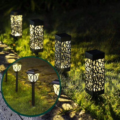 Solarne lampe za baštu-(6 komada)