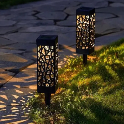 Solarne lampe za baštu-(6 komada)