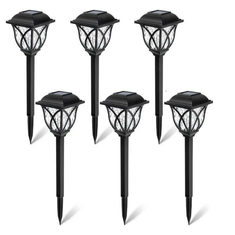 Solarne lampe za baštu-(6 komada)