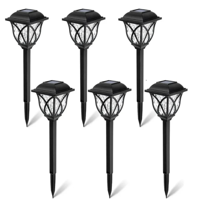 Solarne lampe za baštu-(6 komada)