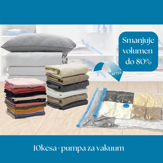 Vakuum kese-10kom+pumpa