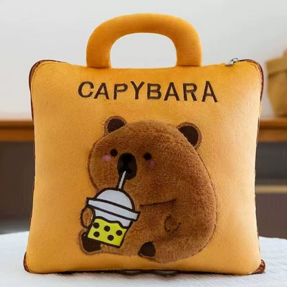 Kapibara (2u1 jastuk ćebe)