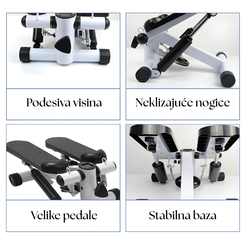 FitStep mini steper sa elastičnim trakama
