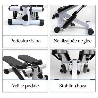 FitStep mini steper sa elastičnim trakama