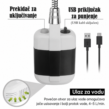 Prenosivi električni tuš