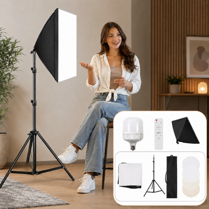 LED studio reflektor sa stalkom i softboxom