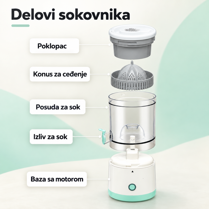 Prenosivi električni sokovnik