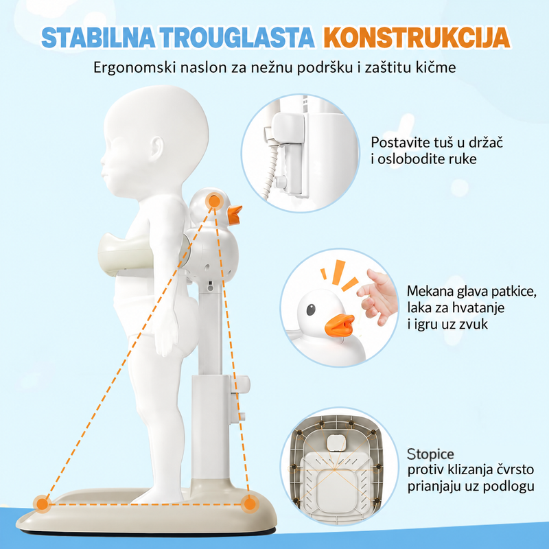 Podesivi stalak za kupanje beba