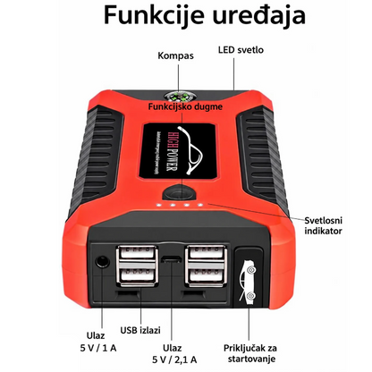 Starter za automobil + Powerbank
