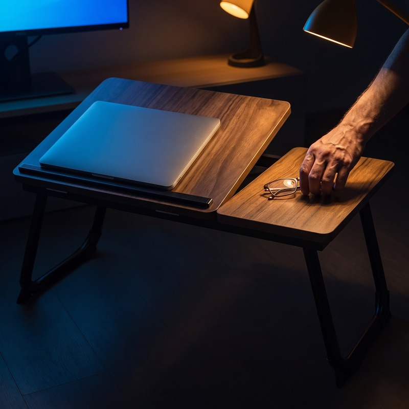 Sklopivi stočić za laptop 2u1
